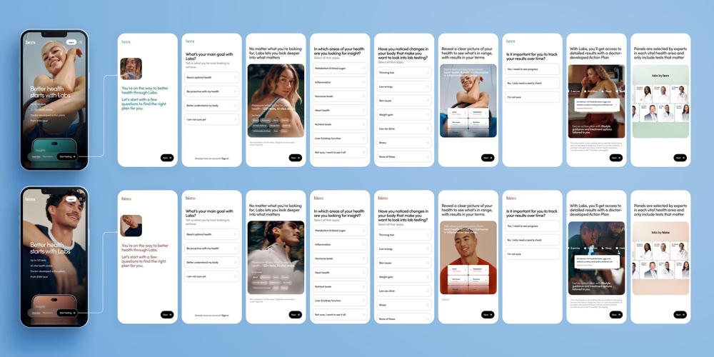 Launch consultation flow for Hims and for Hers